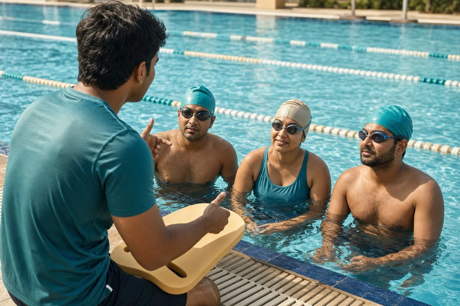 Kiran Acharya teaching