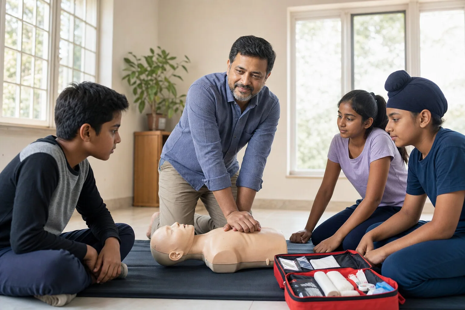 Family First Aid & CPR Basics — Malleshwaram
