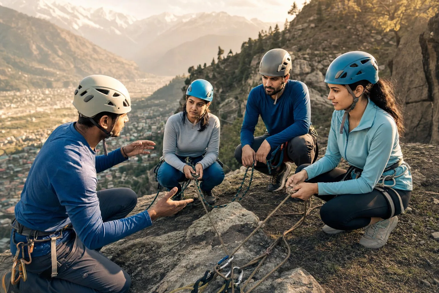 Basic Mountaineering Preparation — Manali