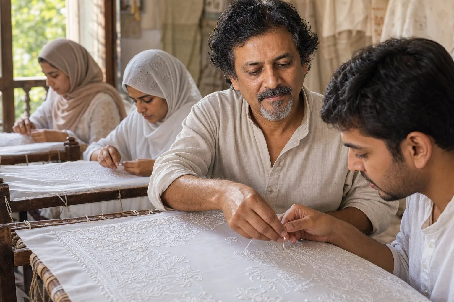 Chikankari Embroidery — Lucknow