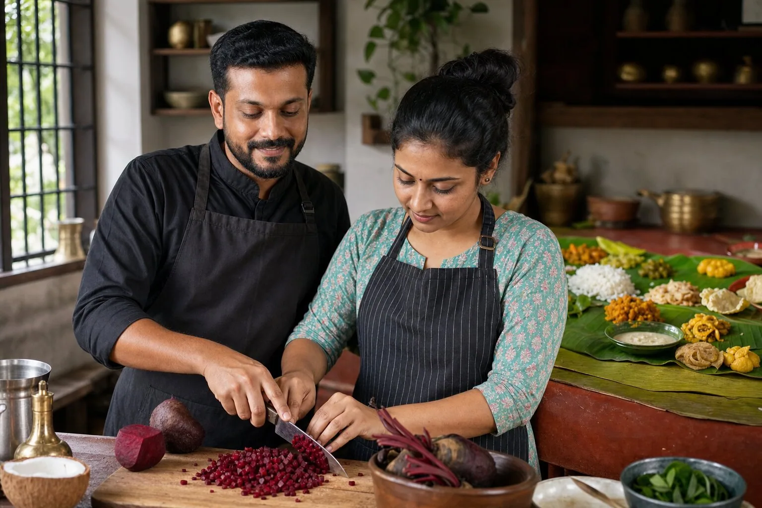 Knife Skills to Full Thali — Kadavanthra