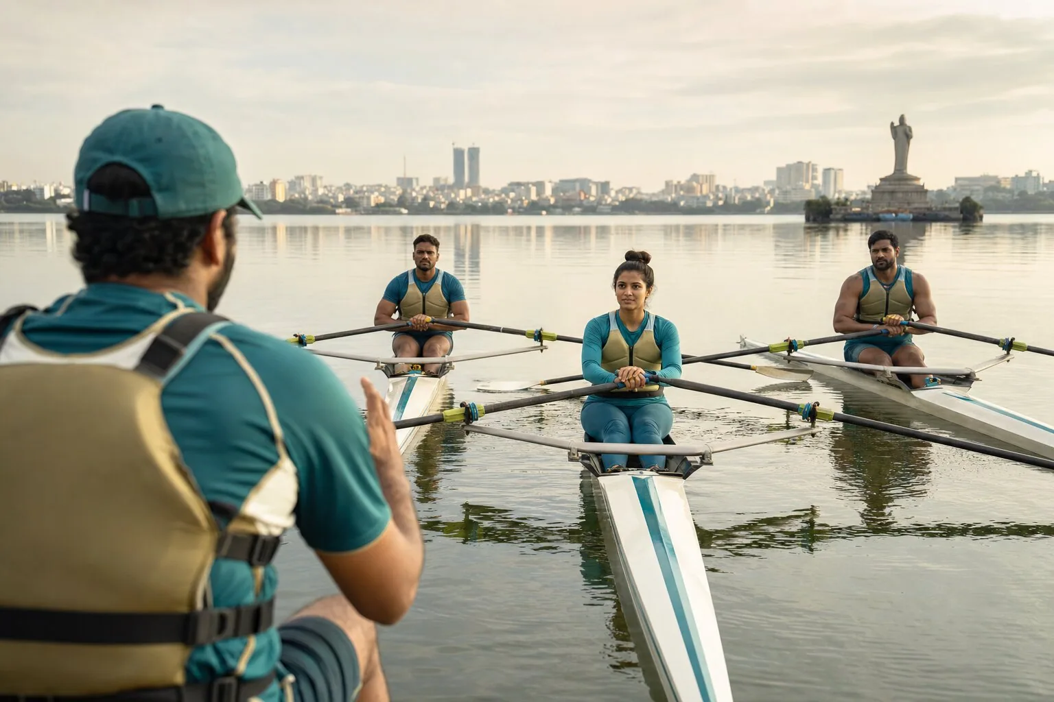 Learn-to-Row Programme — Hussain Sagar, Necklace Road