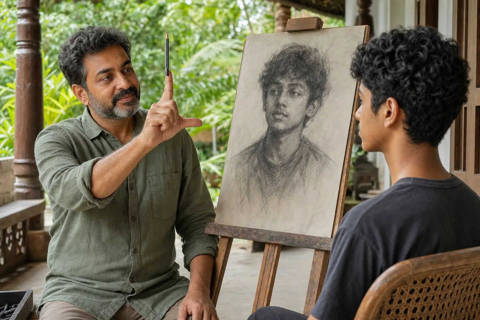 Portrait Sketching Course — Kadavanthra