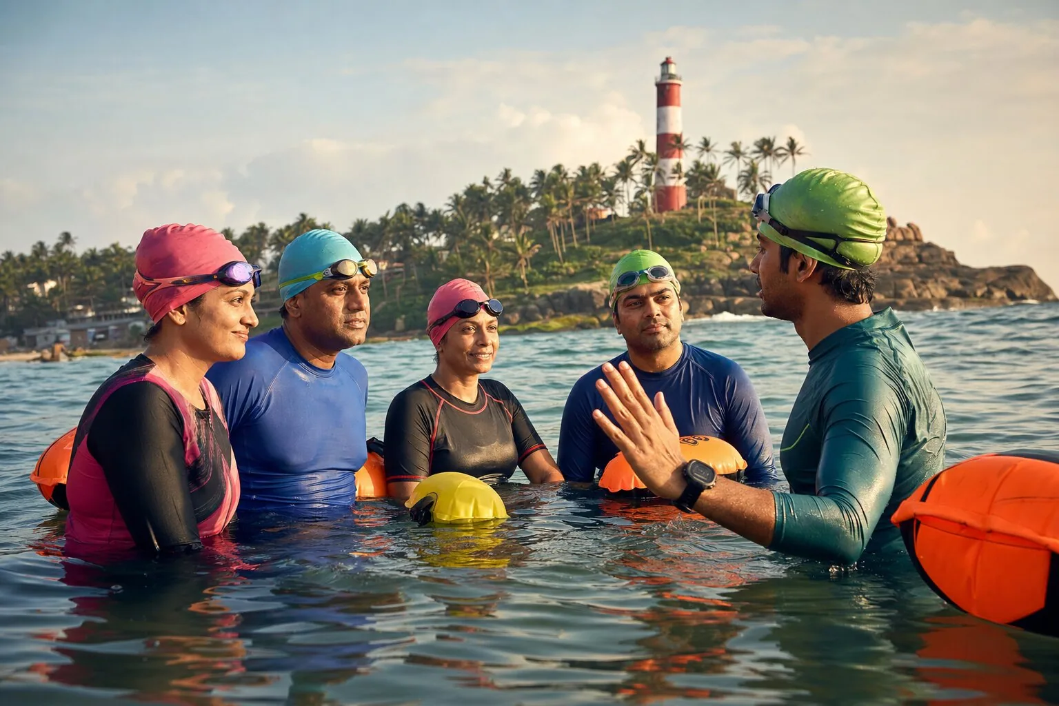 Triathlon Open-Water Prep — Kovalam