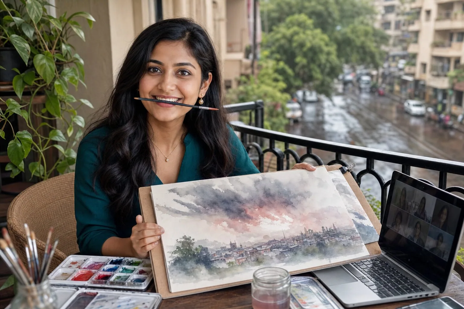 Urban Sketching in Watercolour — Pune