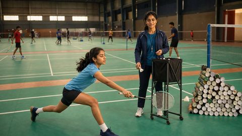 Badminton Coaching — Gachibowli Courts