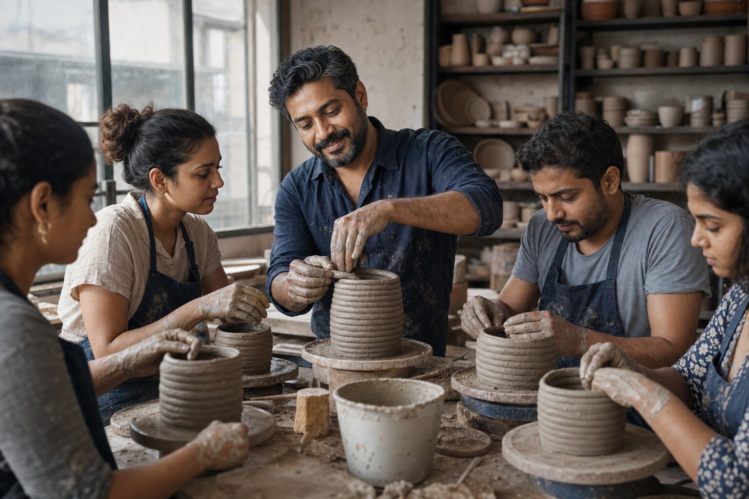 Hand-Building Pottery Workshop