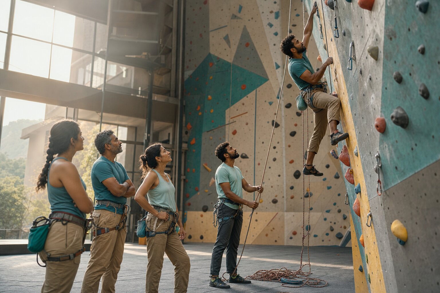 Indoor-to-Outdoor Climbing Course — Koramangala
