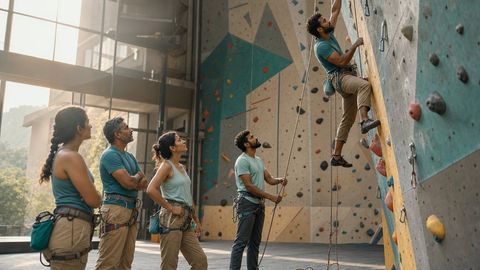 Indoor-to-Outdoor Climbing Course — Koramangala