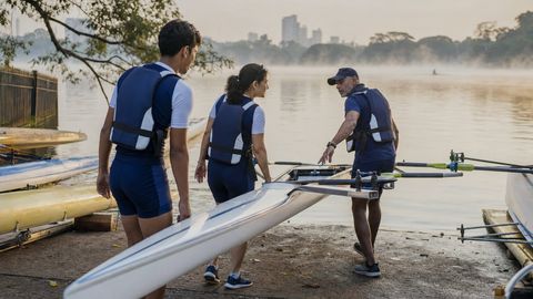 Sculling Basics on Rabindra Sarobar